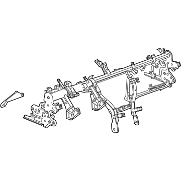 GM 22988067 Reinforcement Beam 22988067 GM Reinforcement Beam Illustration 1 of 1