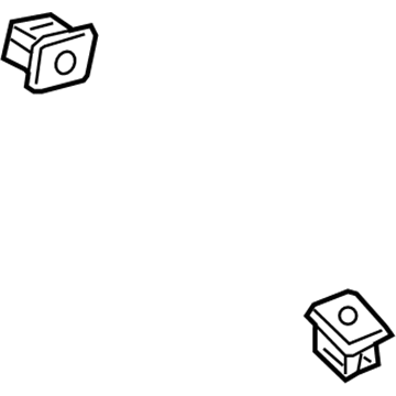 GM 92138009 Rocker Molding Retainer Nut 92138009 GM Rocker Molding Retainer Nut Illustration 1 of 1