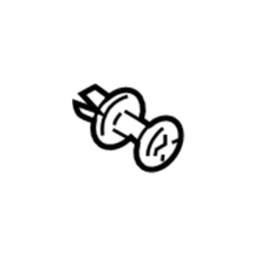GM 92094202 Package Tray Trim Clip 92094202 GM Package Tray Trim Clip Illustration 1 of 1