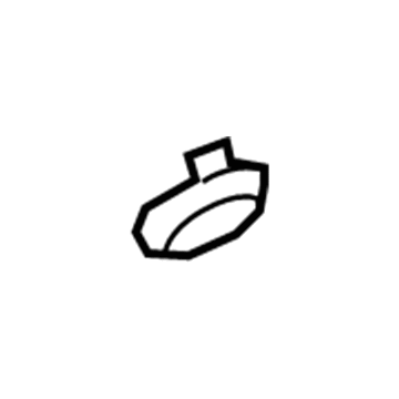 GM 15266175 Upper Center Pillar Trim Plug, Passenger Side 15266175 GM Upper Center Pillar Trim Plug, Passenger Side Illustration 1 of 1
