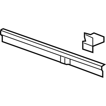 Chevy 15804137 Rear Glass Molding
