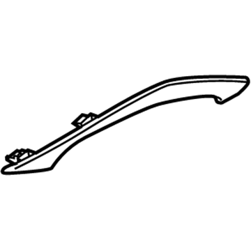 GM 22924662 Cluster Trim, Black 22924662 GM Cluster Trim, Black Illustration 1 of 1