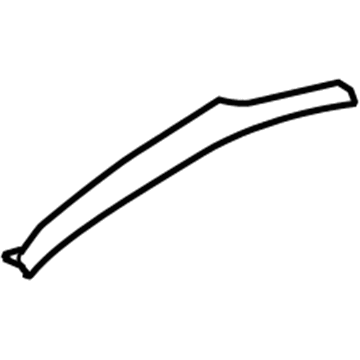 GM 23486735 Center Molding, Driver Side 23486735 GM Center Molding, Driver Side Illustration 1 of 1