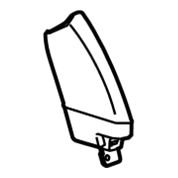 GM 22924742 Pad, Black, Center 22924742 GM Pad, Black, Center Illustration 1 of 1