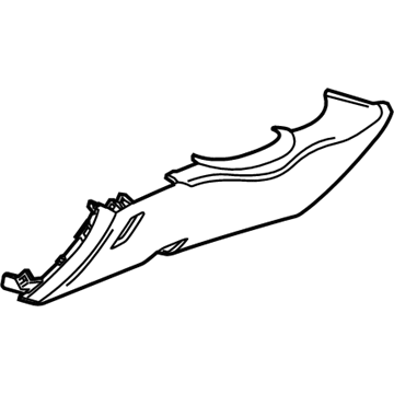 GM 22951581 Knee Bolster 22951581 GM Knee Bolster Illustration 1 of 1