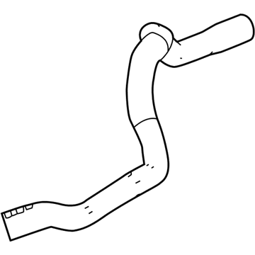 GM 39071390 Inlet Hose 39071390 GM Inlet Hose Illustration 1 of 1