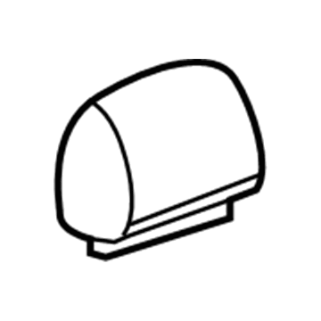 GM 88992582 Headrest Cover, Black 88992582 GM Headrest Cover, Black Illustration 1 of 1