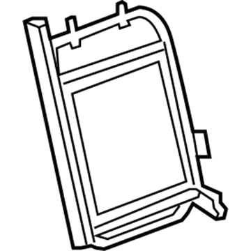 GM 88849035 Seat Back Frame, Front 88849035 GM Seat Back Frame, Front Illustration 1 of 1