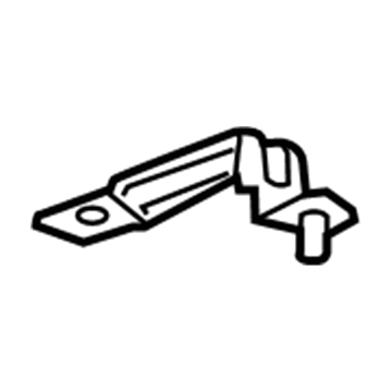 GM 13283172 Air Deflector Bracket, Front Passenger Side 13283172 GM Air Deflector Bracket, Front Passenger Side Illustration 1 of 1