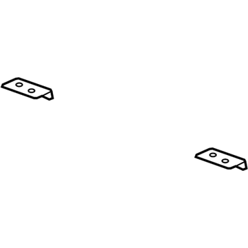 GM 12778629 Rear Floor Pan Reinforcement Plate, Driver Side 12778629 GM Rear Floor Pan Reinforcement Plate, Driver Side Illustration 1 of 1