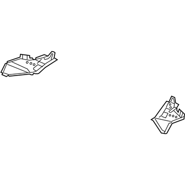 GM 20987813 Extension Panel, Rear Driver Side 20987813 GM Extension Panel, Rear Driver Side Illustration 1 of 1