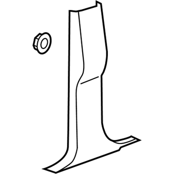 Chevy 20986847 Lower Center Pillar Trim