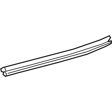 42440828 GM Belt Weatherstrip, Rear Driver Side Illustration 1 of 1