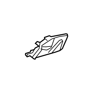 84314378 GM Handle, Inside, Jet Black, Rear Driver Side Illustration 1 of 1