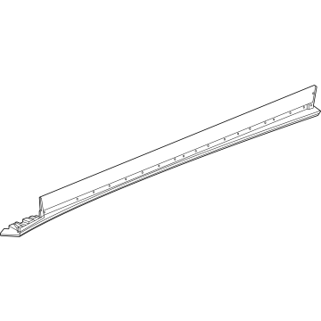 85129172 GM Molding, Rocker Panel, Black Illustration 1 of 1