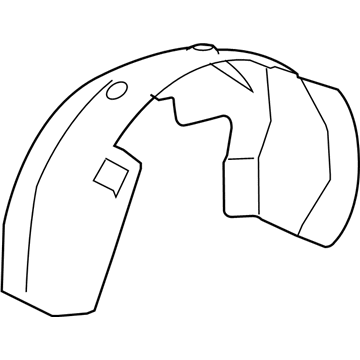 Chevy Suburban 2500 Fender Splash Shield - 22860088