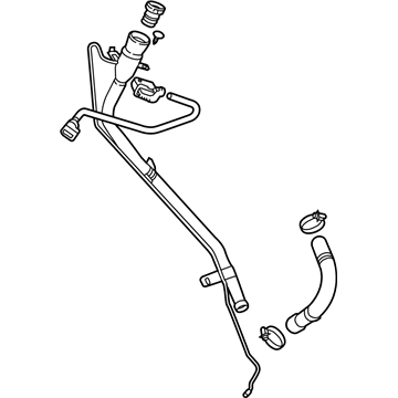 GM 84753599 Filler Neck 84753599 GM Filler Neck Illustration 1 of 1