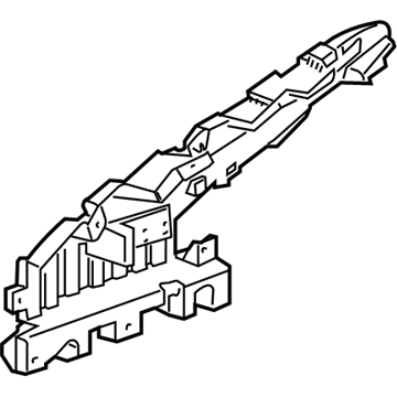 GM 20955129 Reinforcement Bracket, Rear Passenger Side 20955129 GM Reinforcement Bracket, Rear Passenger Side Illustration 1 of 1