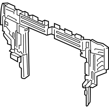84852735 GM Upper Baffle, Front Illustration 1 of 1