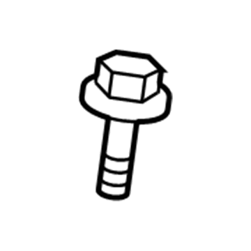 92138940 GM Upper Shield Bolt Illustration 1 of 1
