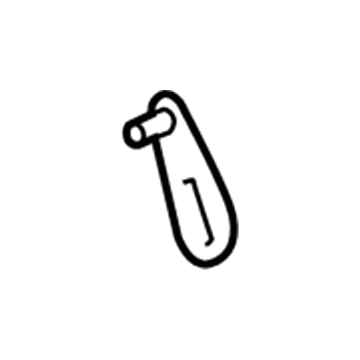 13381963 GM Side Bracket Pin Illustration 1 of 1