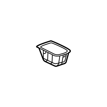 GM 26415135 Liner-Front Floor Console Front Compartment *Backen Blackk 26415135 GM Liner-Front Floor Console Front Compartment *Backen Blackk Illustration 1 of 1