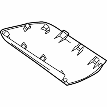 26552983 GM Panel-Front Floor Console Extension *Backen Blackk Illustration 1 of 1