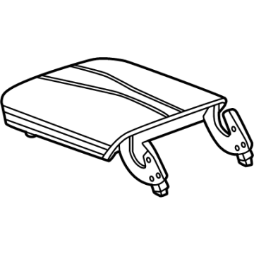 GM 26554745 Armrest Assembly-Front Floor Console *Backen Blackk 26554745 GM Armrest Assembly-Front Floor Console *Backen Blackk Illustration 1 of 1