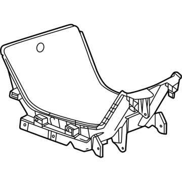 26415137 GM Tray Assembly-Front Floor Console Stowage *Backen Blackk Illustration 1 of 1