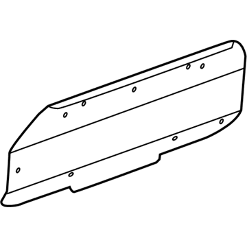 GM 22986551 Shield 22986551 GM Shield Illustration 1 of 1