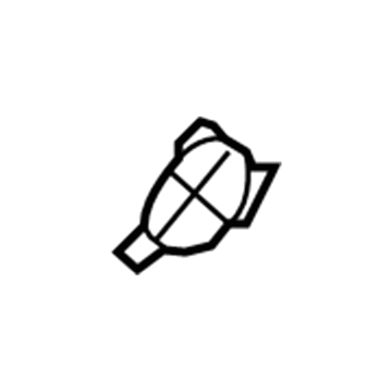12607947 GM Oil Filter Housing Gasket Illustration 1 of 1