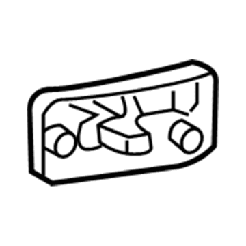 GM 19356470 Handle, Outside, Black, Driver Side 19356470 GM Handle, Outside, Black, Driver Side Illustration 1 of 1