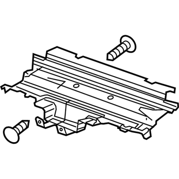 23447919 GM Upper Baffle Illustration 1 of 1