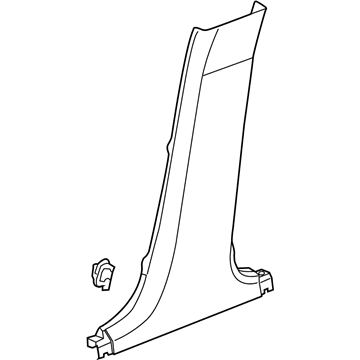 Cadillac 23115489 Lower Center Pillar Trim