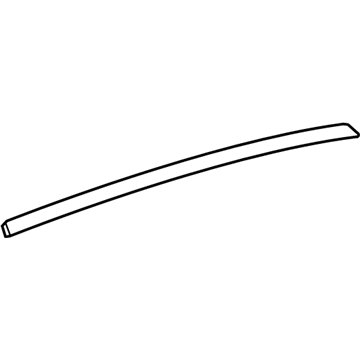 84398704 GM Reveal Molding, Rear Upper Passenger Side Illustration 1 of 1