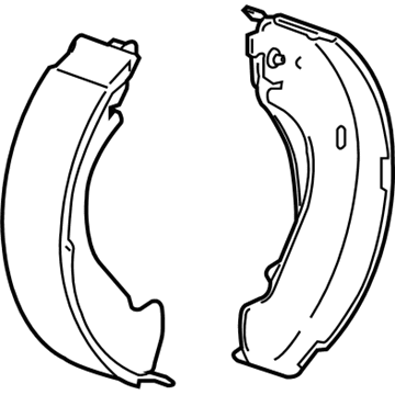 Chevy Silverado 2500 HD Brake Shoe Set - 25976968