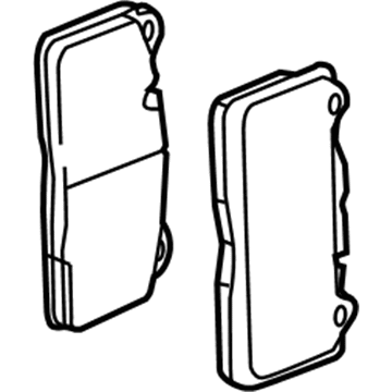 Chevy Camaro Brake Pads - 25940447