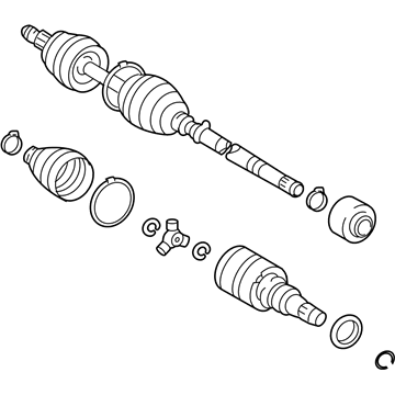 Pontiac Vibe Axle Shaft - 88969958