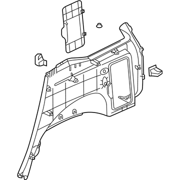 Saturn 22730261 Lower Trim Panel