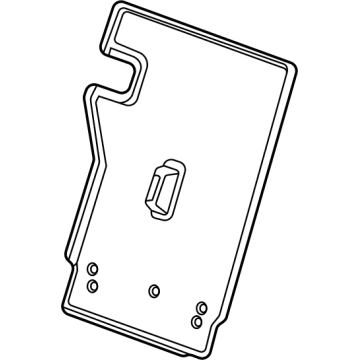 GM 86782097 Seat Back Panel 86782097 GM Seat Back Panel Illustration 1 of 1