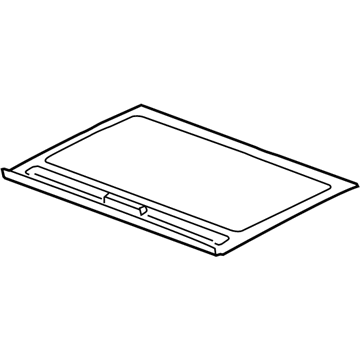 GM 15289711 Sunshade, Gray 15289711 GM Sunshade, Gray Illustration 1 of 1