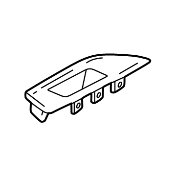 42800431 GM Bezel, Jet Black Illustration 1 of 1