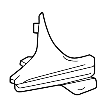GM 42831932 Front Applique, Jet Black, Lower 42831932 GM Front Applique, Jet Black, Lower Illustration 1 of 1