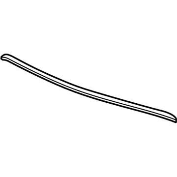 84393408 GM Front Weatherstrip Illustration 1 of 1