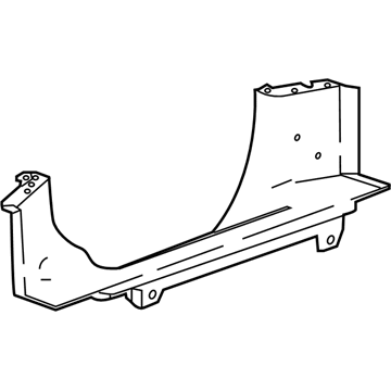 GM 84324391 Fan Shroud, Lower 84324391 GM Fan Shroud, Lower Illustration 1 of 1