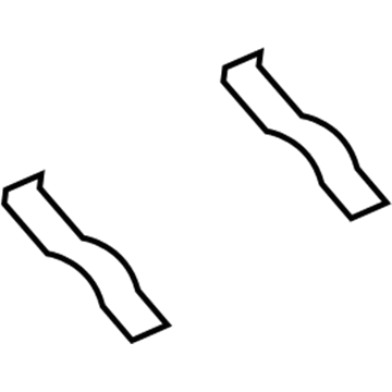GM 13295822 Fuel Tank Insulator 13295822 GM Fuel Tank Insulator Illustration 1 of 1