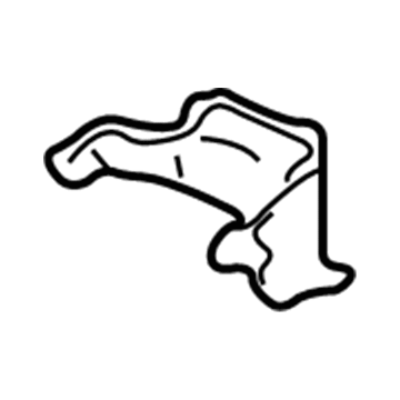 GM 15993842 Panel Assembly Center Support 15993842 GM Panel Assembly Center Support Illustration 1 of 1