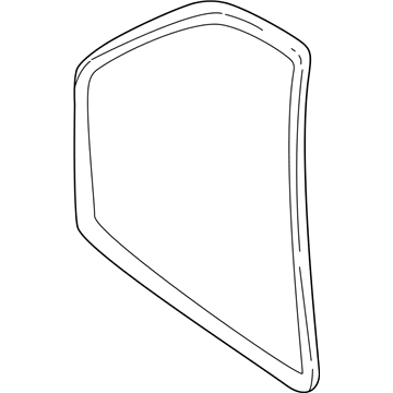 GM 22612750 Door Weatherstrip, Front 22612750 GM Door Weatherstrip, Front Illustration 1 of 1