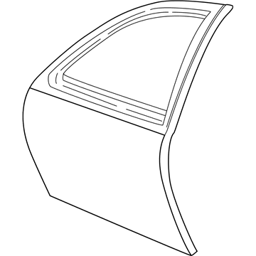 GM 21997447 Door Shell, Front Driver Side 21997447 GM Door Shell, Front Driver Side Illustration 1 of 1