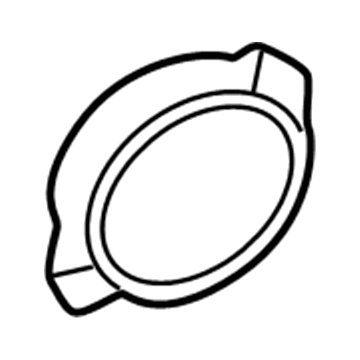 GM 22731269 Fuel Door 22731269 GM Fuel Door Illustration 1 of 1